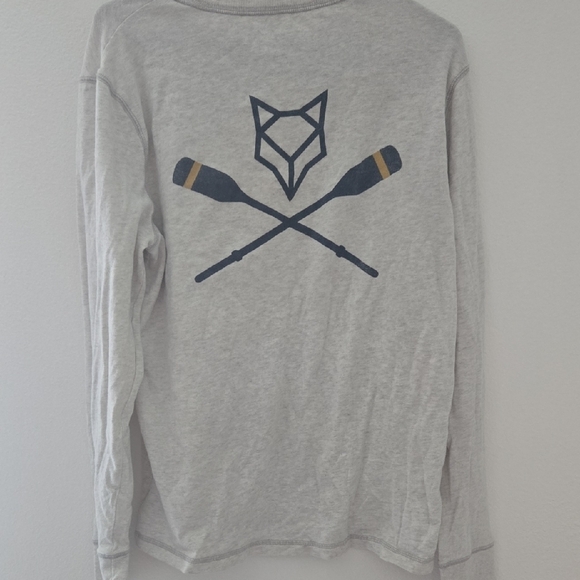 Prince & Fox Light Gray Long Sleeve Tee - Picture 3 of 5
